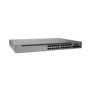Juniper Networks - EX3300-24T - Juniper EX3300 24-Ports 10/100/1000Base-T Layer 3 Switch with 4 SFP+ 1/10G Uplink Ports
