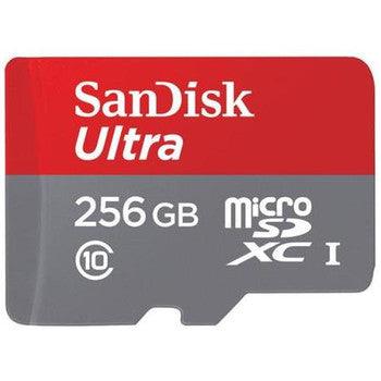 SanDisk - SDSQUNI-256G-AN6MA - Ultra 256GB Class 10 microSDXC UHS-I Flash Memory Card