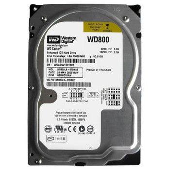 Western Digital - WD800LB-07DNA2 - 80GB 7200RPM ATA 100 3.5 2MB Cache Caviar Hard Drive"