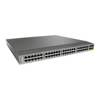 Cisco - N2K-C2248TF-1GE-RF - Nexus 2248TP Series 48-Ports 100/1000Base-T 1Gbps Fabric Extender Switch with 4x 10GE Ports and 2x AC PS 1x Fan Module (Refu