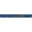 NetGear - GS716T-300NAS - ProSafe 16-Ports RJ-45 10/100/1000Mbps 1000Base-T Gigabit Ethernet Rack-mountable Smart Managed Switch with 2x 1000Base-X SFP Po