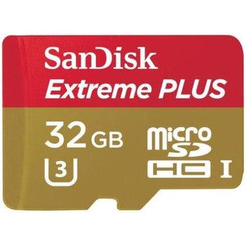 SanDisk - SDSQXSG-032G-ANC - Extreme Plus 32GB Class 10 microSDHC UHS-I Flash Memory Card