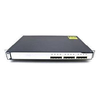 Cisco - WS-C3750G-12S-S-WS - Catalyst 3750 12-Ports Gigabit SFP Managebale Layer3 Rack Mountable 1U and Stackable Switch