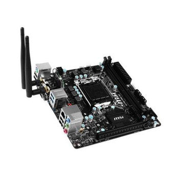 MSI - H170IPROAC - Socket LGA 1151 Intel H170 Chipset 6th Generation Core i7 / i5 / i3 / Pentium / Celeron Processors Support DDR4 2x DIMM 4x SATA 6.0Gb/s