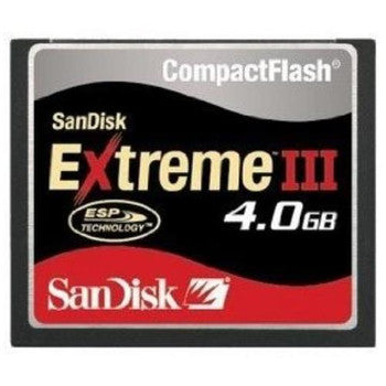 SanDisk - SDCFX3-4096-901 - 4GB Extreme III CompactFlash (CF) Memory Card