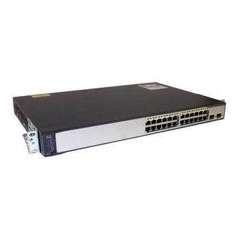 Cisco - WS-C3750V2-24TS-E-A1 - Catalyst 3750 24-Ports Ethernet 10/100 2-Port SFP-Based Gigabit Ethernet Switch