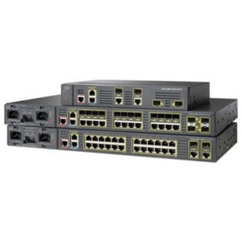 Cisco - ME-3400E-24TS-M= - ME 3400E Series 24-Ports 10/100/1000Base-T to 10/100Base-TX Gigabit Ethernet Managed Switch with 2x Manageable Uplink Ports and