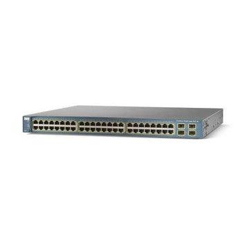 Cisco - WS-C3560G-48PS-E= - Catalyst 3560G 48-Ports 10/100/1000 RJ-45 PoE Manageable Layer2 Fixed Rack Mountable and Standalone/Clustering Ethernet Switc