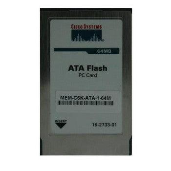 Cisco - MEM-C6K-ATA-1-64M= - 64MB PCMCIA ATA Flash Memory for Catalyst 6000 / 6500 Supervisor Engine II Series