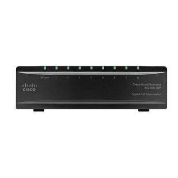 Cisco - SLM2008PT - SG200-08P 8-Ports Gigabit PoE Smart Switch